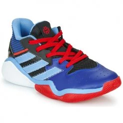 Chaussures Garçon Basketball adidas Performance HARDEN STEPBACK J Bleu / Rouge