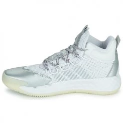 Chaussures Basketball adidas Performance PRO BOOST MID Blanc / Argenté -Chaussures de sport Soldes Boutique 19979845 500 D