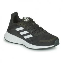 Chaussures Enfant Running / trail adidas Performance DURAMO SL K Noir / Blanc