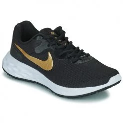 Chaussures Homme Running / trail Nike NIKE REVOLUTION 6 NN Noir / Doré
