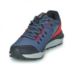 Chaussures Homme Randonnée Columbia TRAILSTORM WATERPROOF Bleu / Rouge -Chaussures de sport Soldes Boutique 21182666 500 C