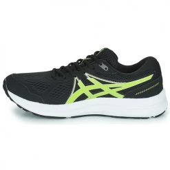 Chaussures Homme Running / trail Asics GEL-CONTEND 7 Noir / Jaune -Chaussures de sport Soldes Boutique 21290676 500 D