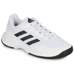 Chaussures Tennis adidas Performance GAMECOURT 2 M Blanc / noir