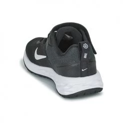 Chaussures Enfant Multisport Nike NIKE REVOLUTION 6 Noir / Blanc -Chaussures de sport Soldes Boutique 21544297 500 E