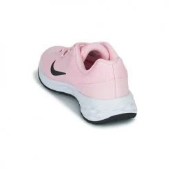 Chaussures Enfant Multisport Nike NIKE REVOLUTION 6 Rose / Noir -Chaussures de sport Soldes Boutique 21544425 500 E