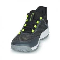 Chaussures Enfant Tennis adidas Performance ADIZERO CLUB K Noir / Jaune -Chaussures de sport Soldes Boutique 21644931 500 C