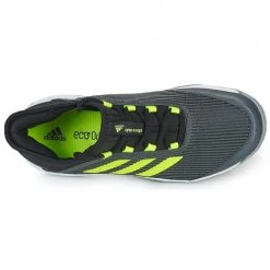 Chaussures Enfant Tennis adidas Performance ADIZERO CLUB K Noir / Jaune -Chaussures de sport Soldes Boutique 21644931 500 F