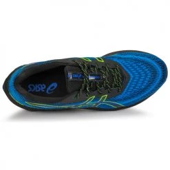 Chaussures Homme Running / trail Asics GEL-QUANTUM 180 VII Noir / Bleu -Chaussures de sport Soldes Boutique 22235239 500 F