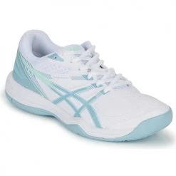 Chaussures Femme Running / trail Asics COURT SLIDE 2 Blanc / Bleu