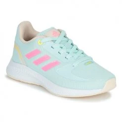 Chaussures Femme Running / trail adidas Performance RUNFALCON 2.0 K Turquoise / Rose