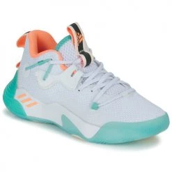 Chaussures de sport Soldes Boutique 40 Chaussures Enfant Basketball adidas Performance HARDEN STEPBACK 3 J Blanc / Bleu