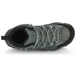 Chaussures Femme Randonnée Merrell MOAB 2 MID GORE-TEX Gris / Bleu -Chaussures de sport Soldes Boutique 22586285 500 F