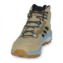 Chaussures Femme Randonnée adidas TERREX TERREX AX4 MID GTX Beige / Bleu -Chaussures de sport Soldes Boutique 23166525 500 C