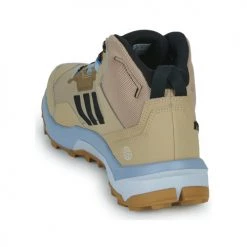 Chaussures Femme Randonnée adidas TERREX TERREX AX4 MID GTX Beige / Bleu -Chaussures de sport Soldes Boutique 23166525 500 E