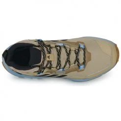 Chaussures Femme Randonnée adidas TERREX TERREX AX4 MID GTX Beige / Bleu -Chaussures de sport Soldes Boutique 23166525 500 F
